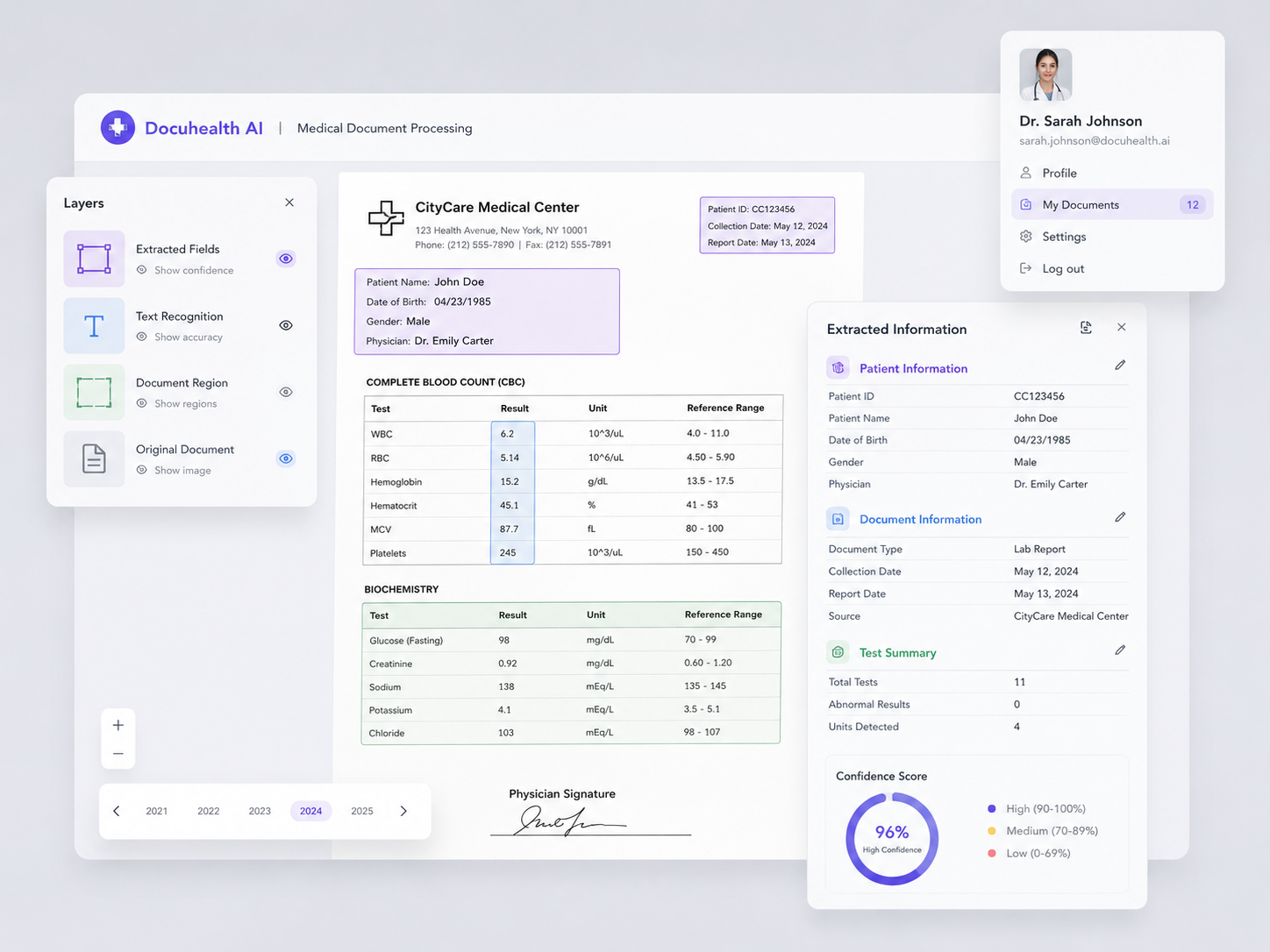 Docuhealth AI - AI Medical Document Processing